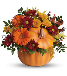 Teleflora's Country Pumpkin from Weidig's Floral in Chardon, OH
